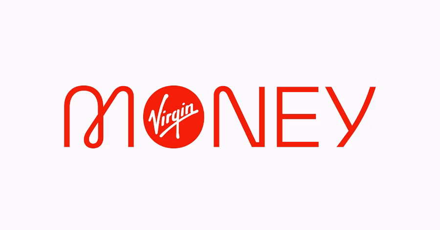Virgin Money mortgage lender logo - Available through Domus Finance