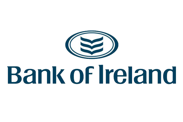 Bank of Ireland mortgage lender logo - Available through Domus Finance