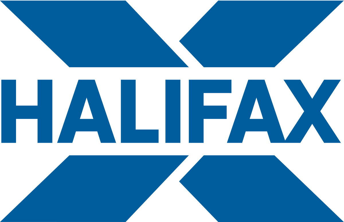 Halifax mortgage lender logo - Available through Domus Finance
