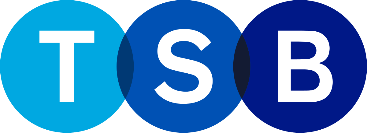 TSB mortgage lender logo - Available through Domus Finance