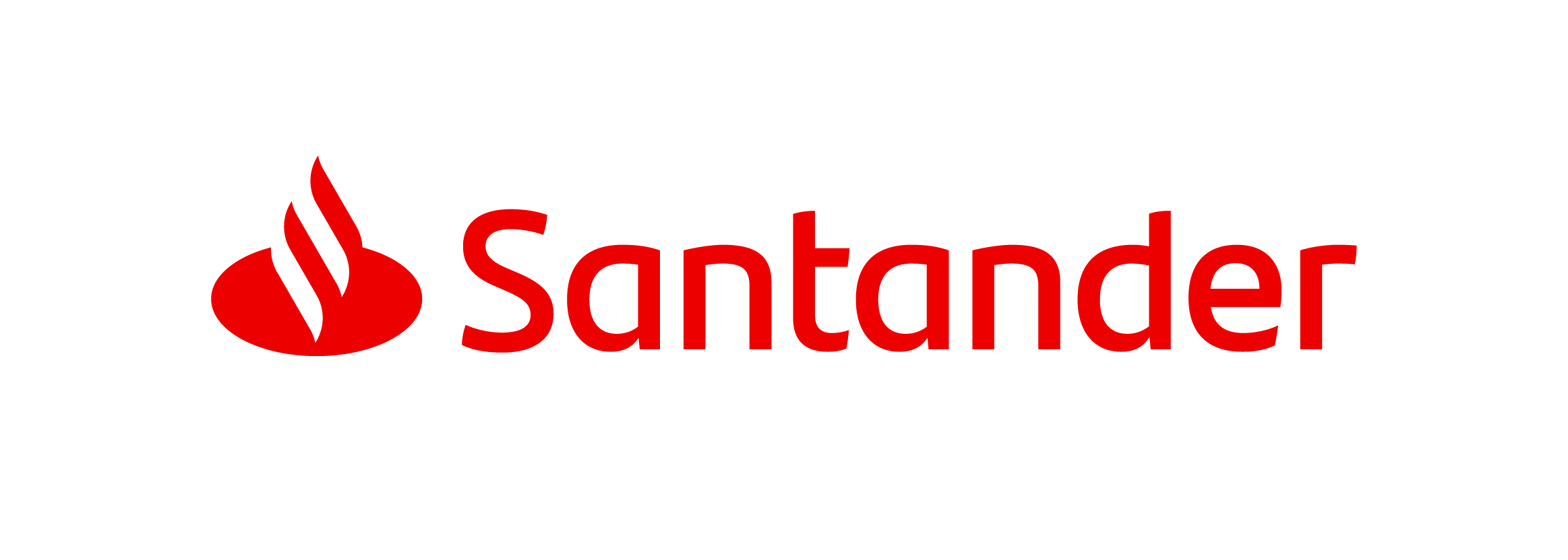 Santander mortgage lender logo - Available through Domus Finance